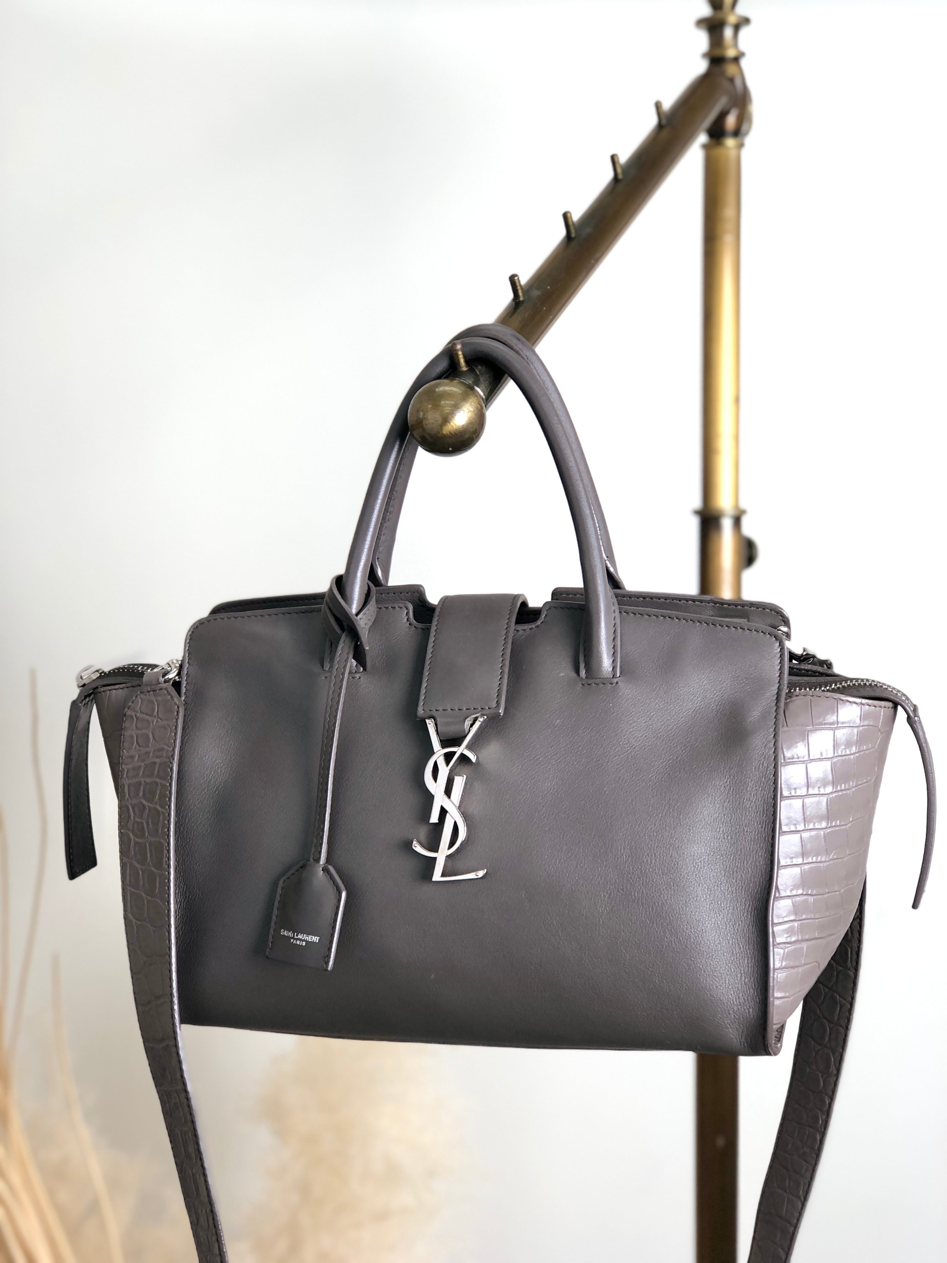 Saint Laurent ハンドバッグ ダウンタウン ベイビー 2way グレー