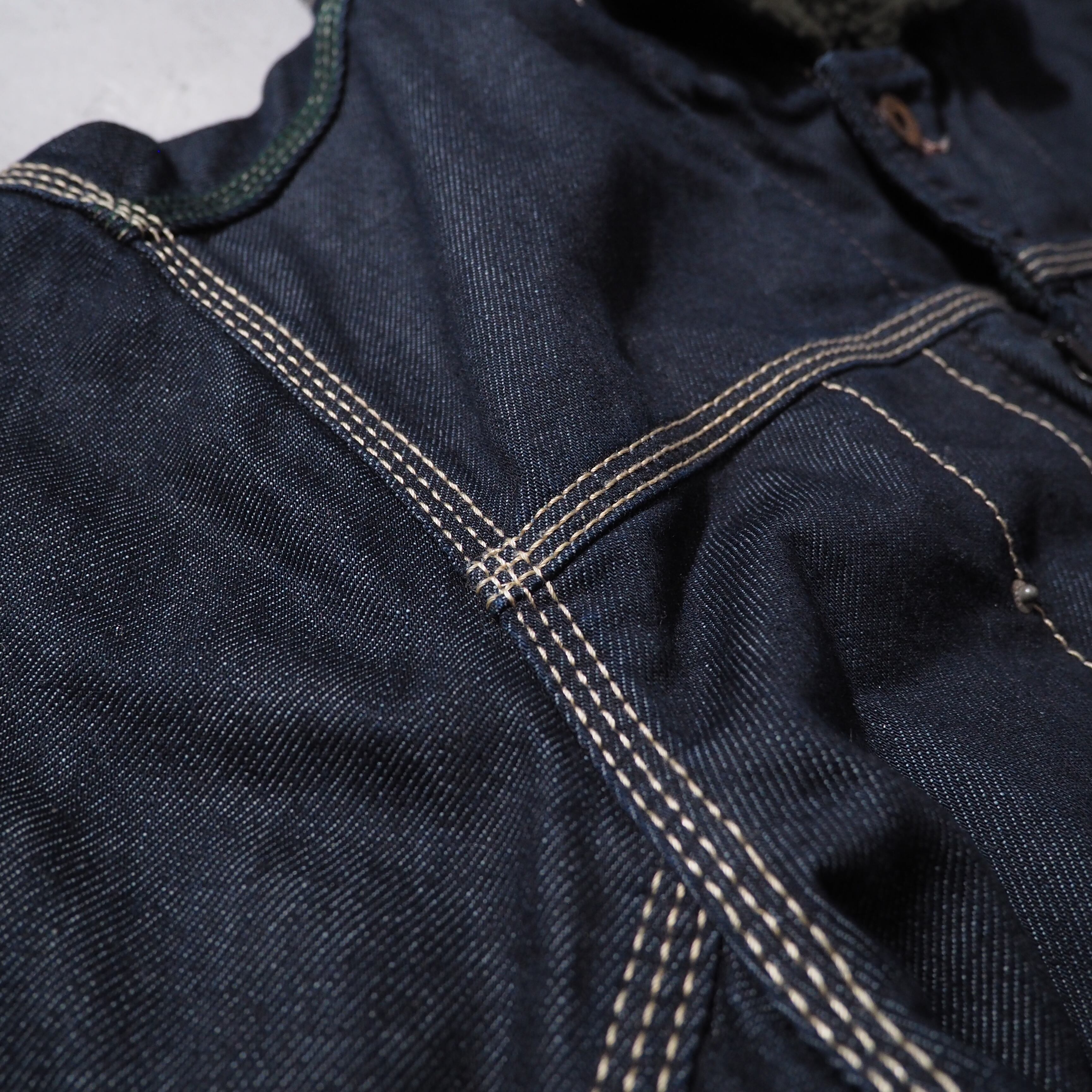 " DIESEL " Deformed Hood Design Denim jacket (made in Italy)