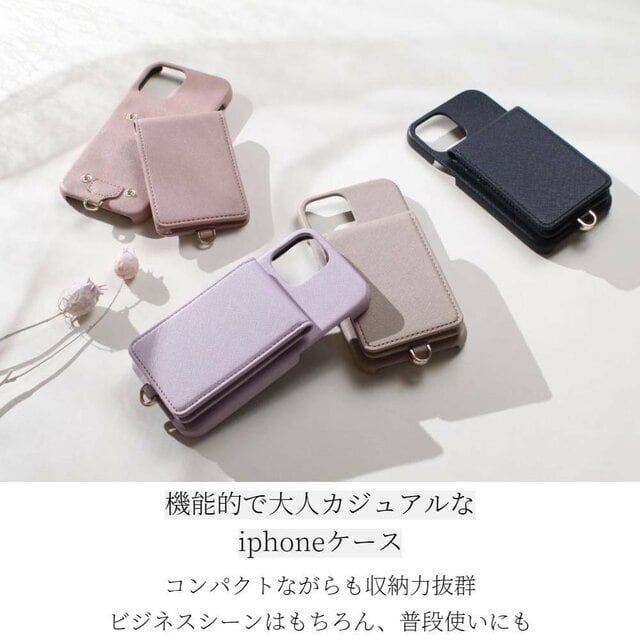ajew iPhone11pro ハードケース pink beige カード収納 ajew iPhone11pro ハードケース pink beige カード収納 ajew