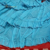 フラメンコ 衣装 バタデコーラ トップス スペイン製 ESPERANZA ROMERO 赤 ドット 水玉 フリル ボランテ ブラウス ファルダ スカート 発表会 パーティ レッスン レッド系 ホワイト系 ブルー系 フラメンコ衣装 セットアップ 可愛い エレガント トップス フェスティバル ステージ衣装 女性用 おしゃれ しっかりした生地 発表会用 水玉模様 フリル付き