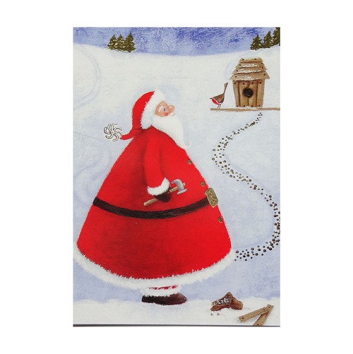 クリスマス ポストカード EDWARD BURNS LAG-1968 LUKA サンタ