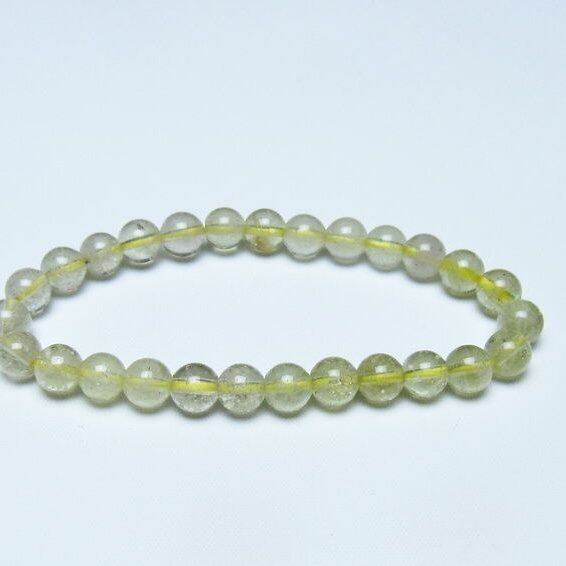 リビアングラス ブレスレット 7mm 一点物 おまかせ便 199-826