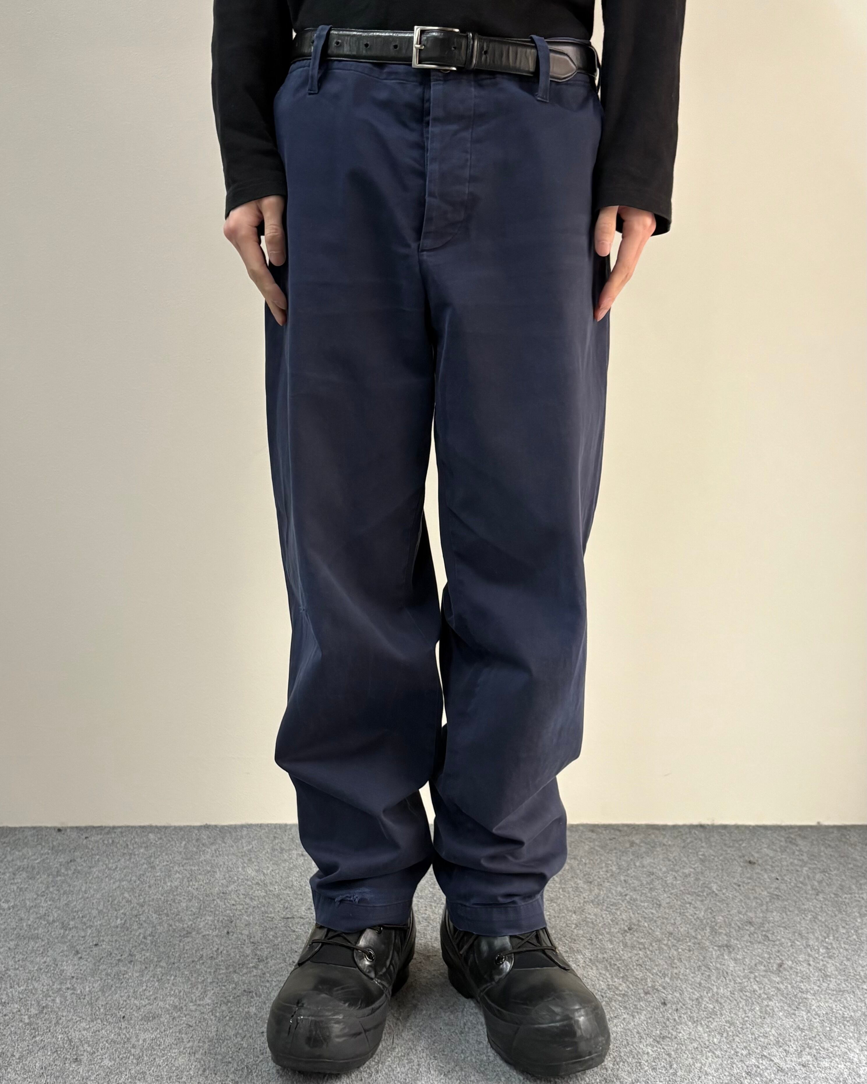 dries van noten ワイドチノ DRIES VAN NOTEN】wide chino trousers | blendmarket