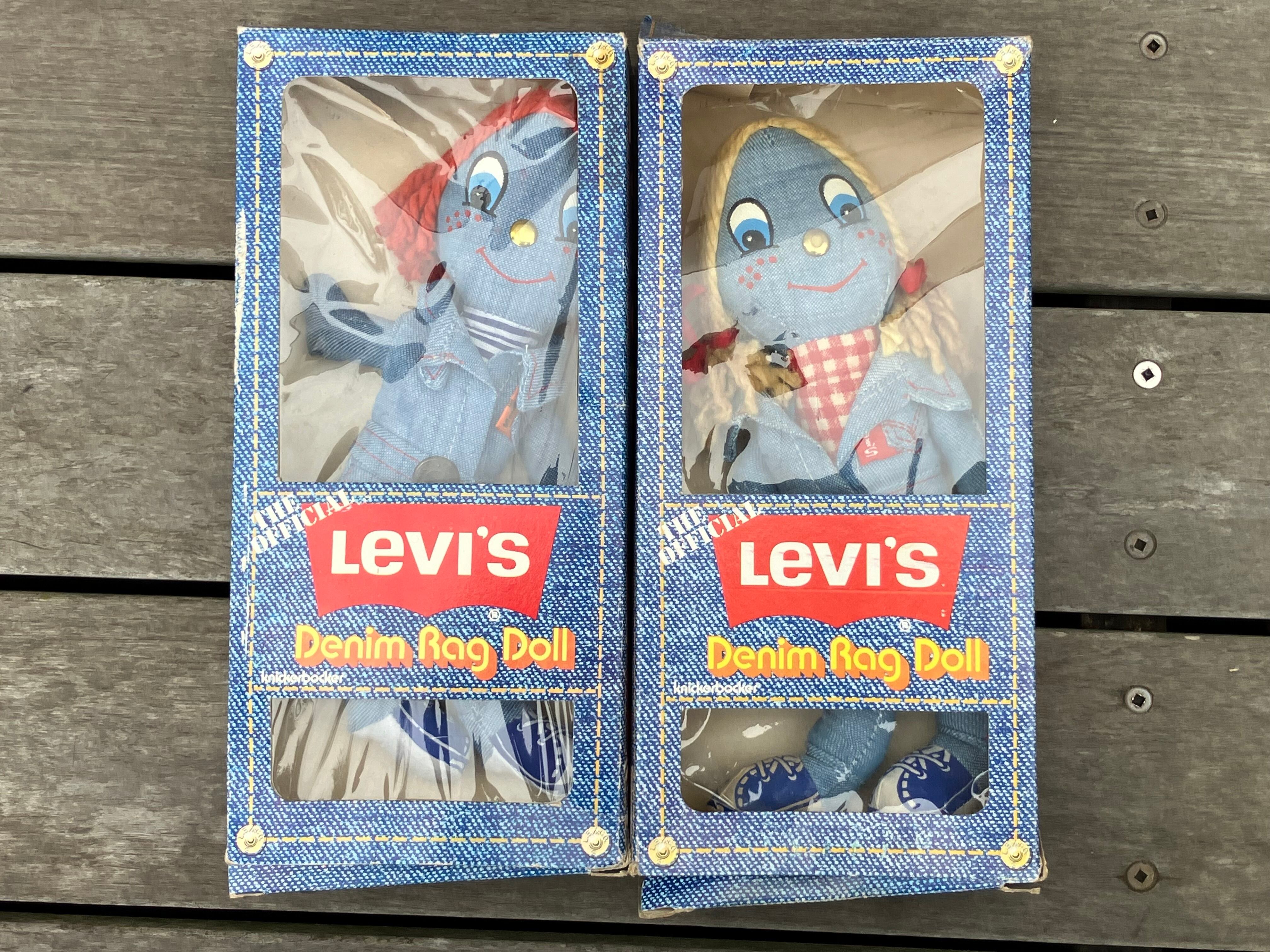 Levi’s 70s denim rag doll set