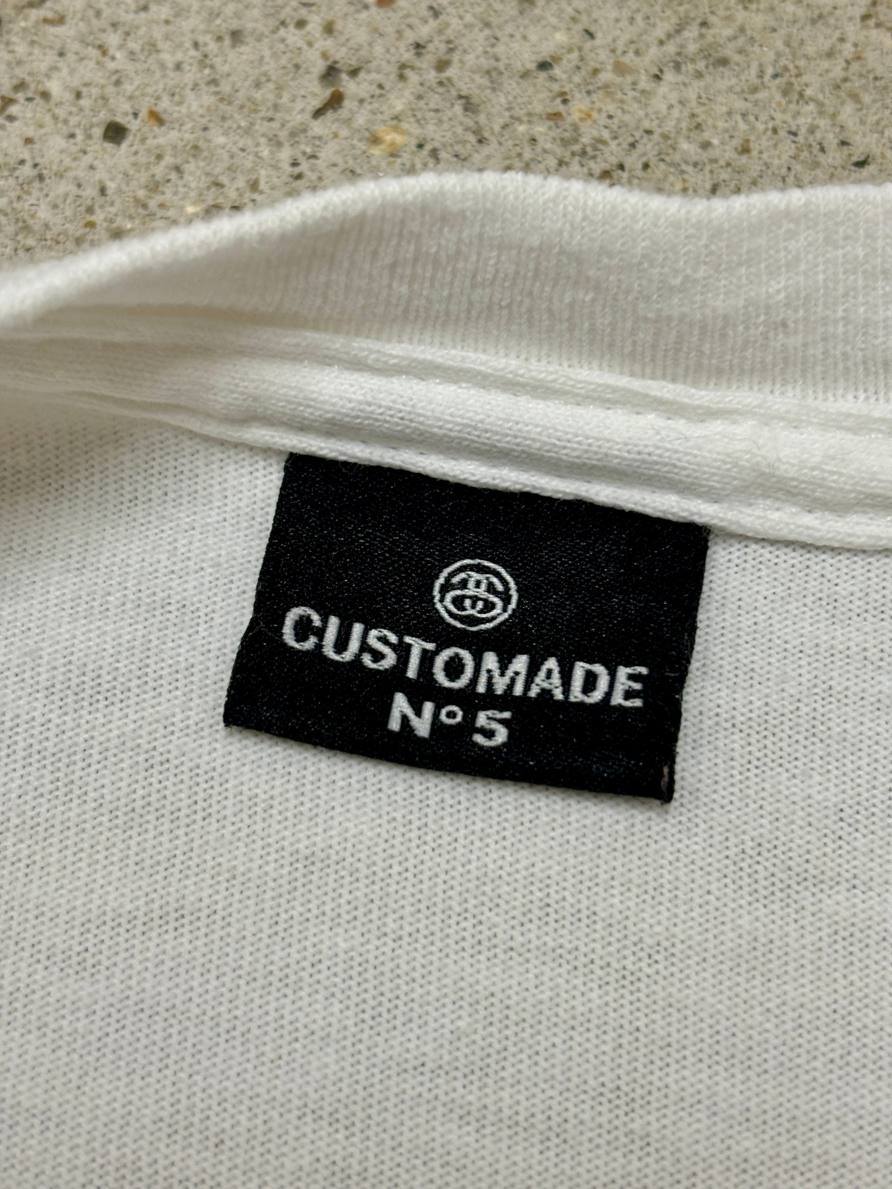 00s OLD STUSSY/CUSTOMADE/CRASH/Print Tee/USA製/XXL/バスケット