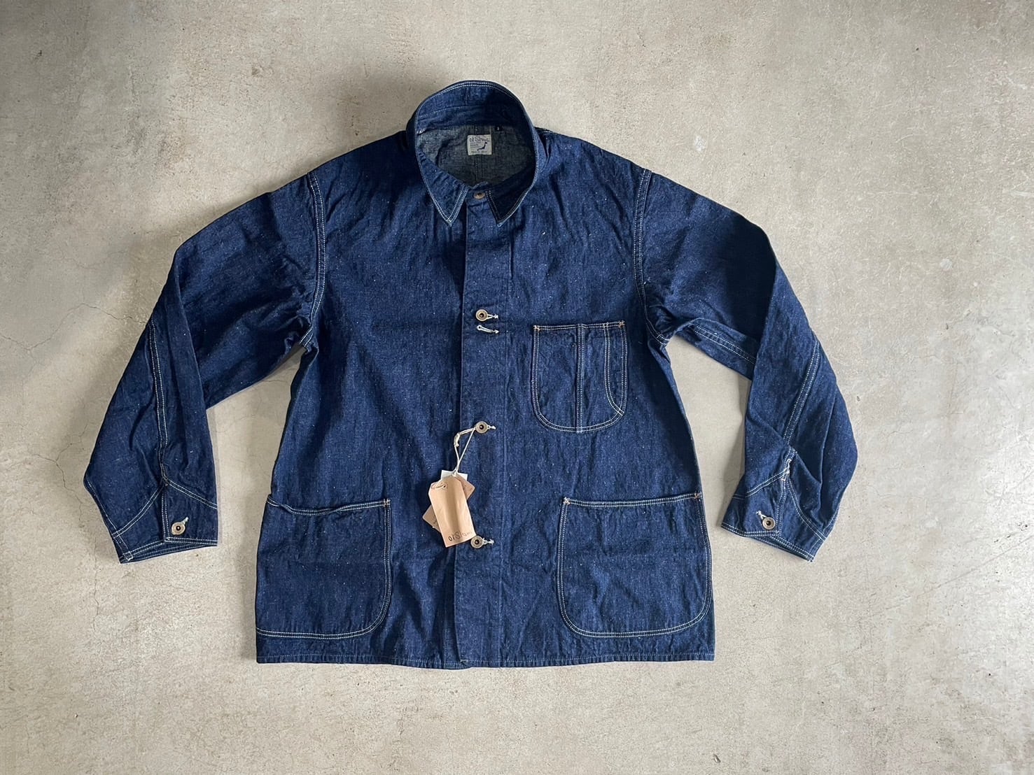 or Slow 40s COVERALL 月桂樹ボタン オアスロウ