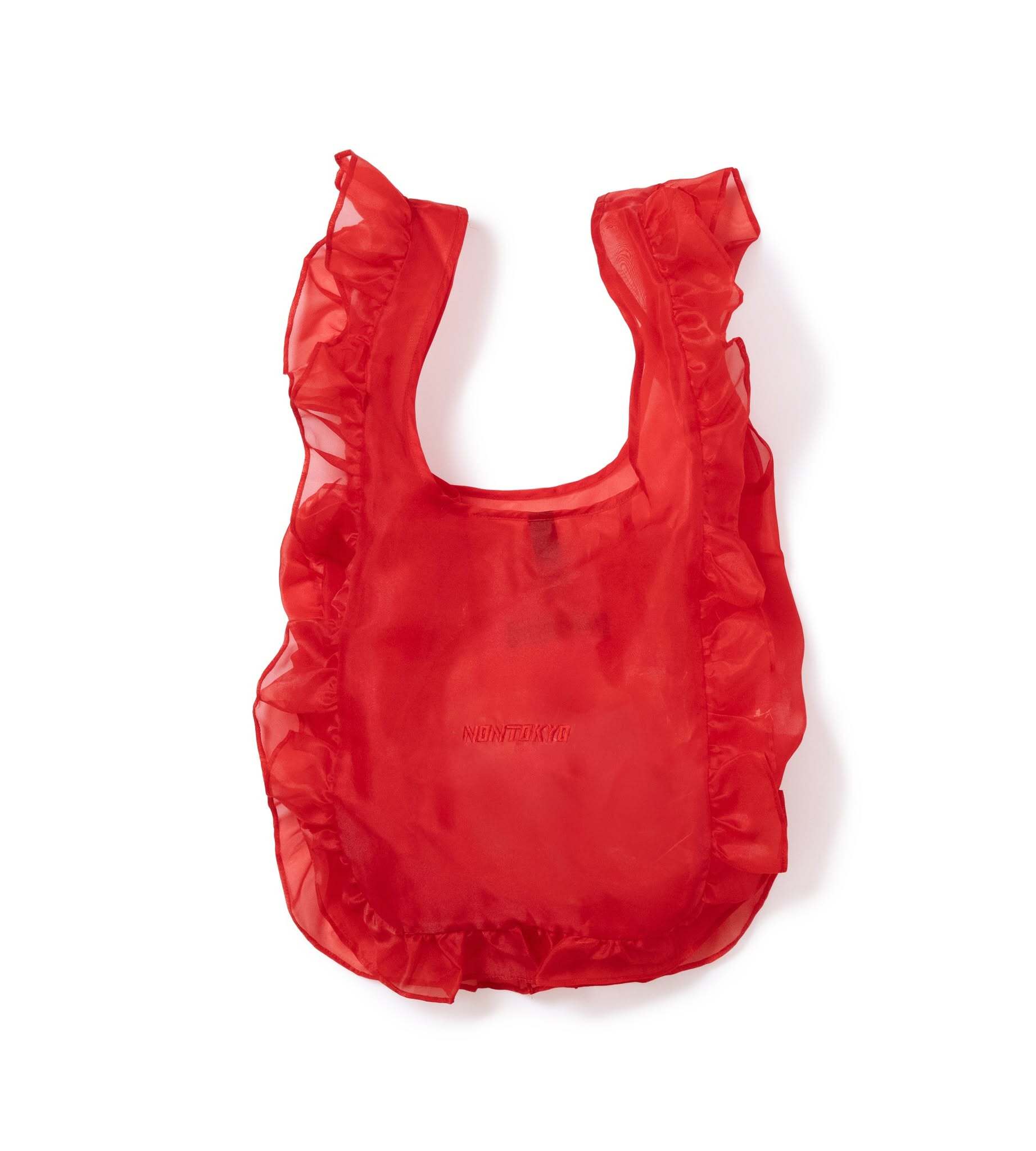 【新品未使用】NON TOKYO / SHEER FRILL BAG RED 26SS】NONTOKYO SHEER FRILL BAG L (RED) NON-26S-0340 | IAAAM ONLINE