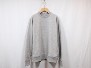 CURLY” MELANGE RAFFY CREWNECK P/O (oversized) GRAY”