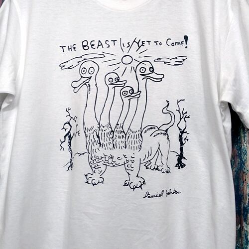 ダニエル・ジョンストン ガチョウモンスター 半袖白色 Tシャツ 選べる6