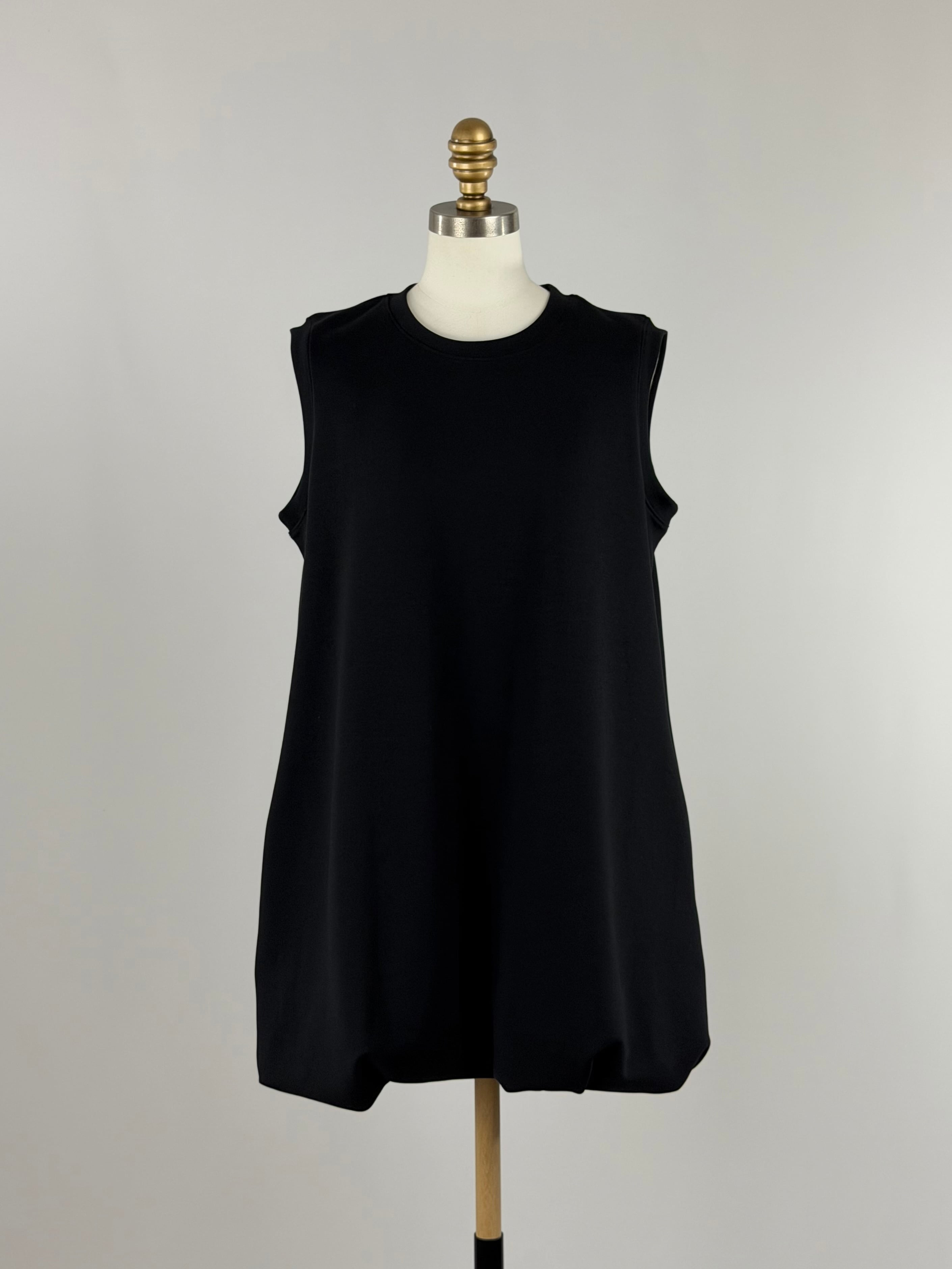 W JERSEY BALLOON PO|ブラック|YENN