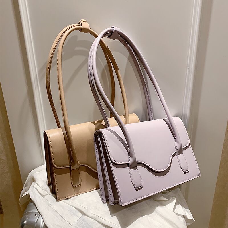 新しいテクスチャの小さなバッグ女性バッグ2020夏の新しいトレンディな野生のハンドバッグショルダーバッグinsファッション脇バッグ Tiancai_Wing_Bag5122369