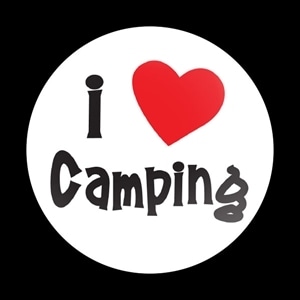 228番 ゴーバッジ I LOVE CAMPING 01