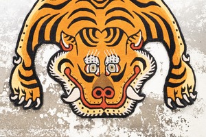 Tibetan Tiger Rug 《Mサイズ•プレミアムウール177》チベタンタイガーラグ