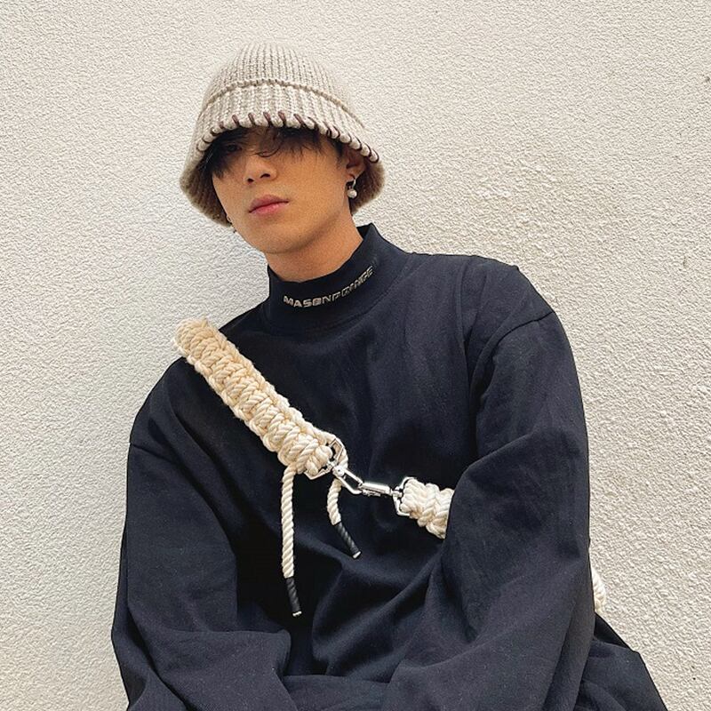 7色展開ケーブル編みニット帽子 | mblueshop