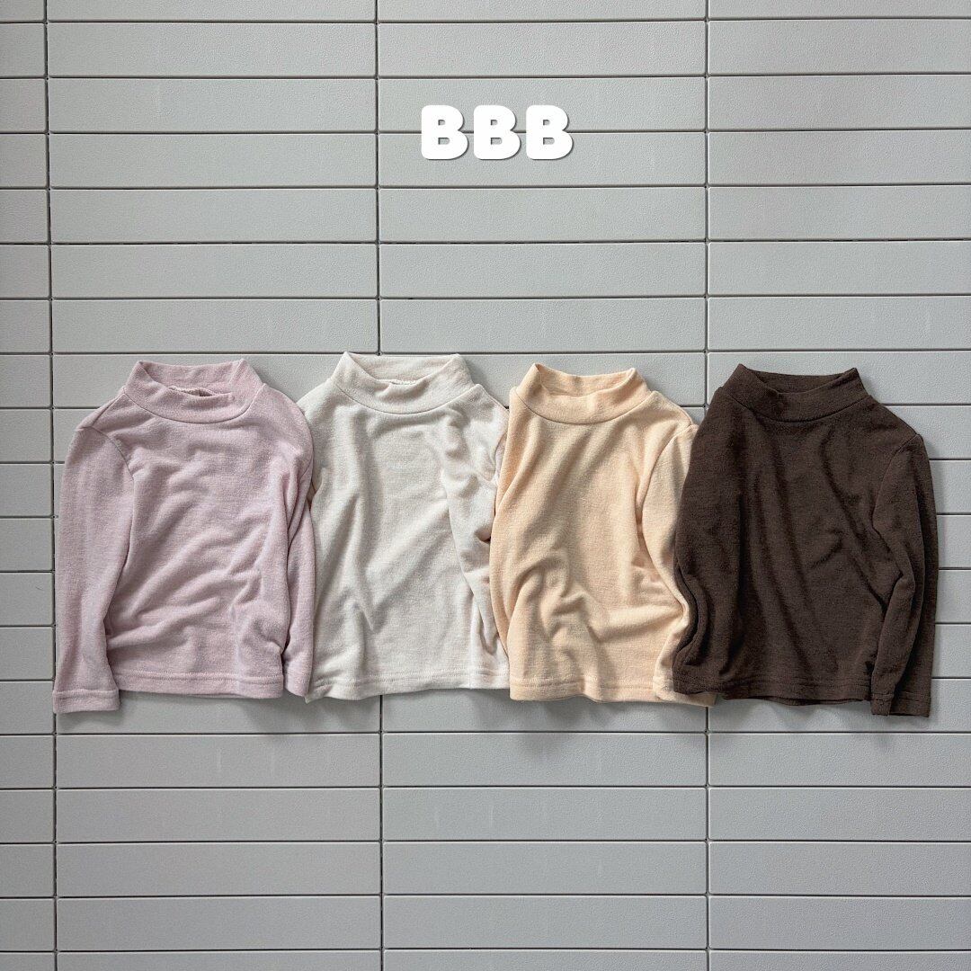 《予約》送料無料【Bella bambina】Solid Mock Neck Tee