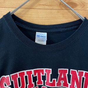 【GILDAN】軽音楽部 ハイスクール Tシャツ SUITLAND HIGH SCHOOL バックプリントINSTRUMENTAL MUSIC  2XL ビッグサイズ US古着