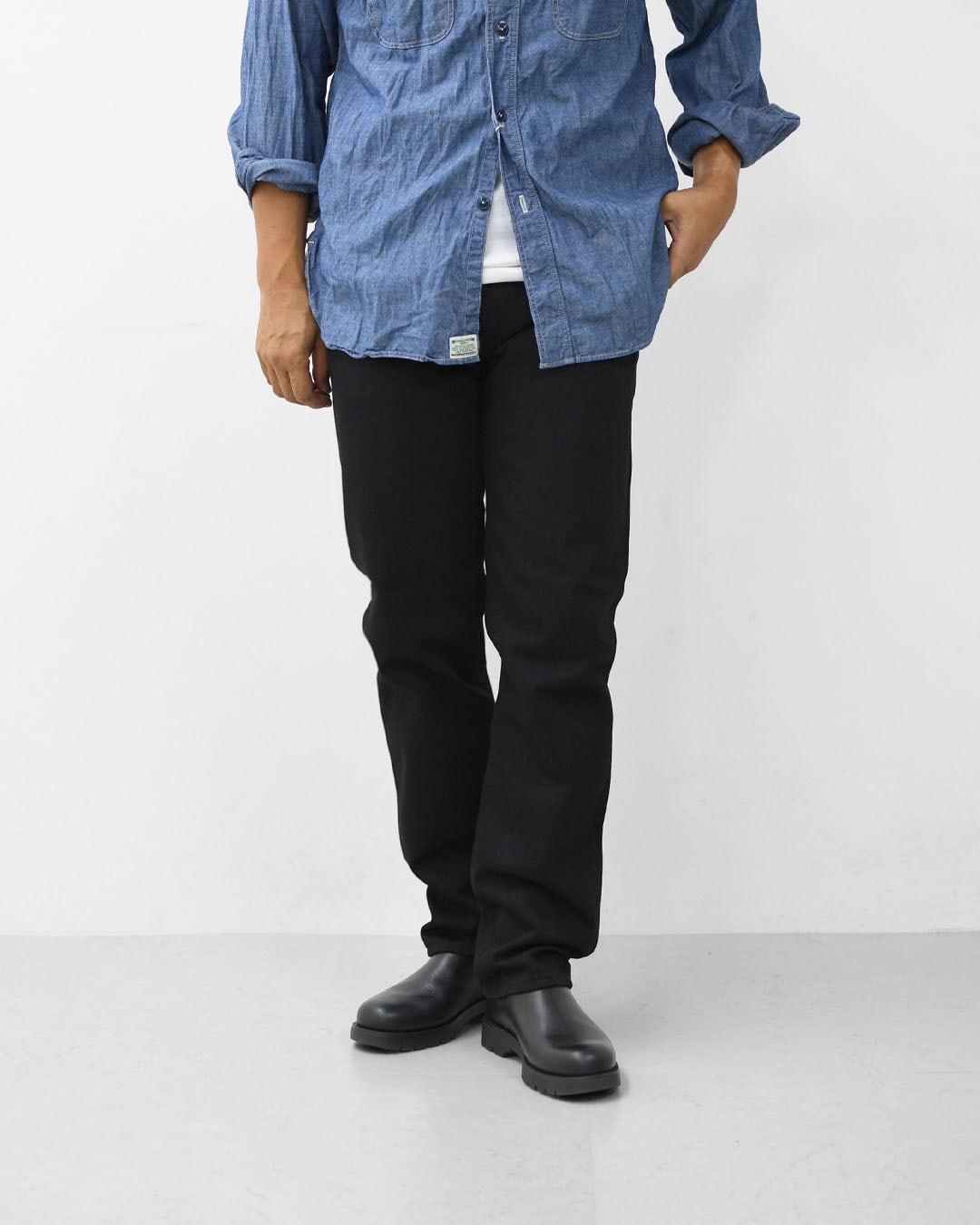 orslow [オアスロウ] 107 IVY FIT BLACK DENIM [01-0107W-D61] 107
