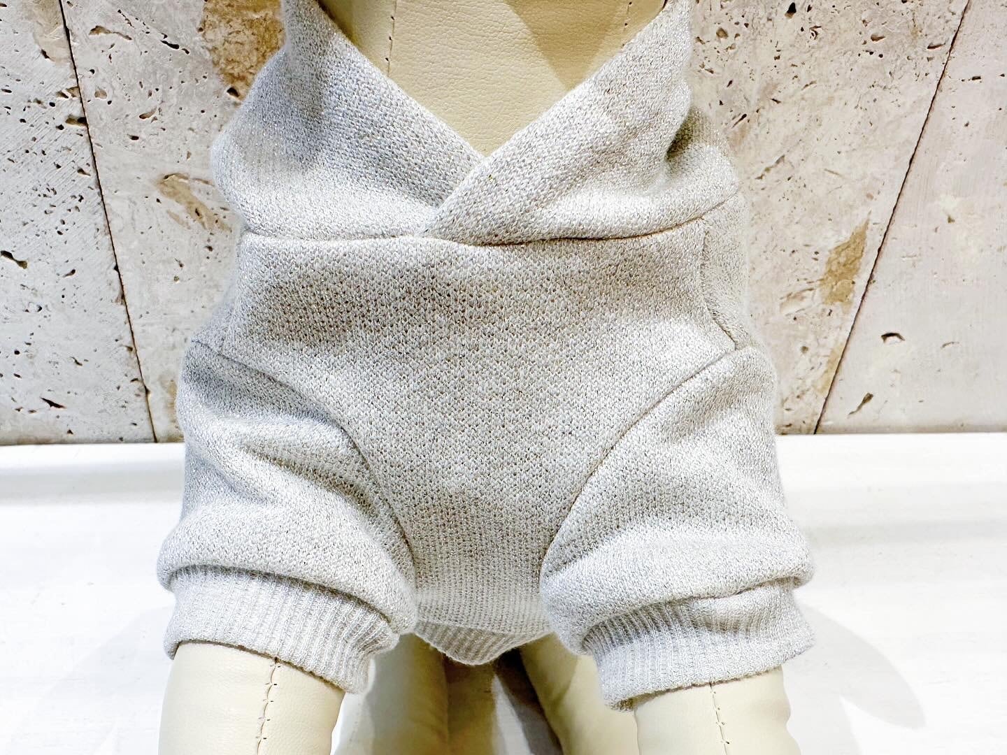 ワッペンフード付きラメパーカー | DENIM ROSE