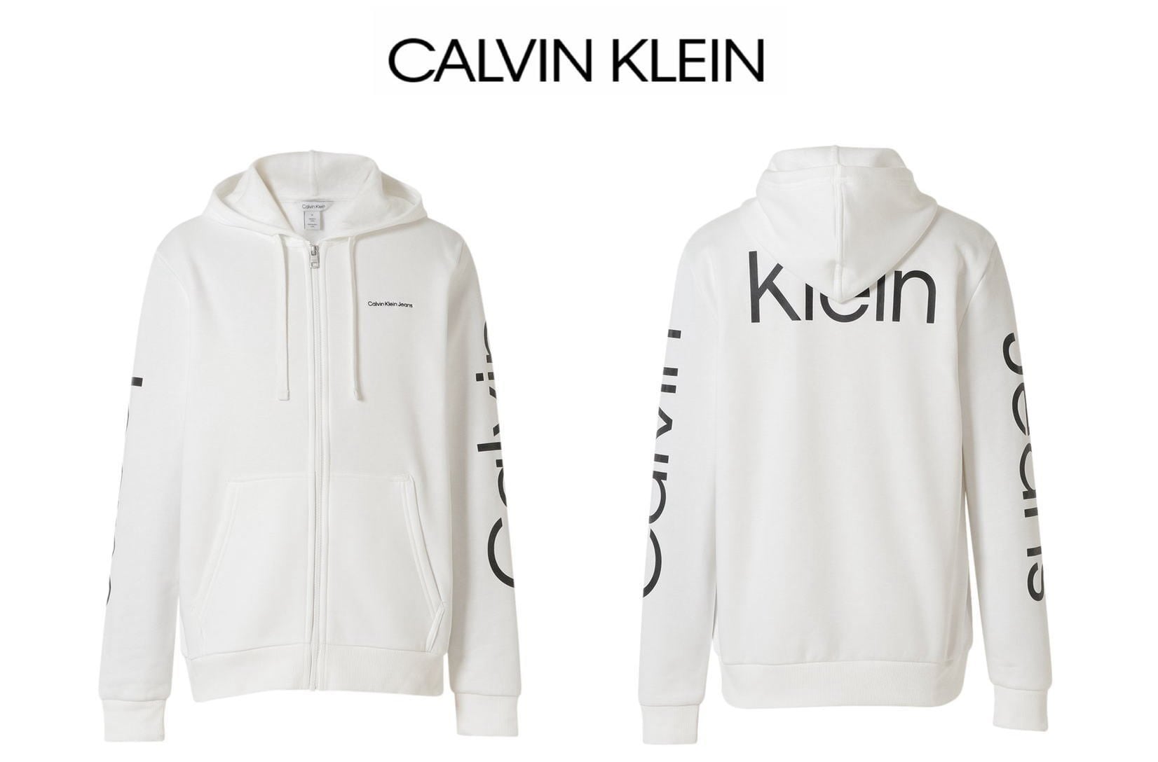 送料無料】カルバンクライン Calvin Klein LS TRAVELING FULL ZIP LOGO