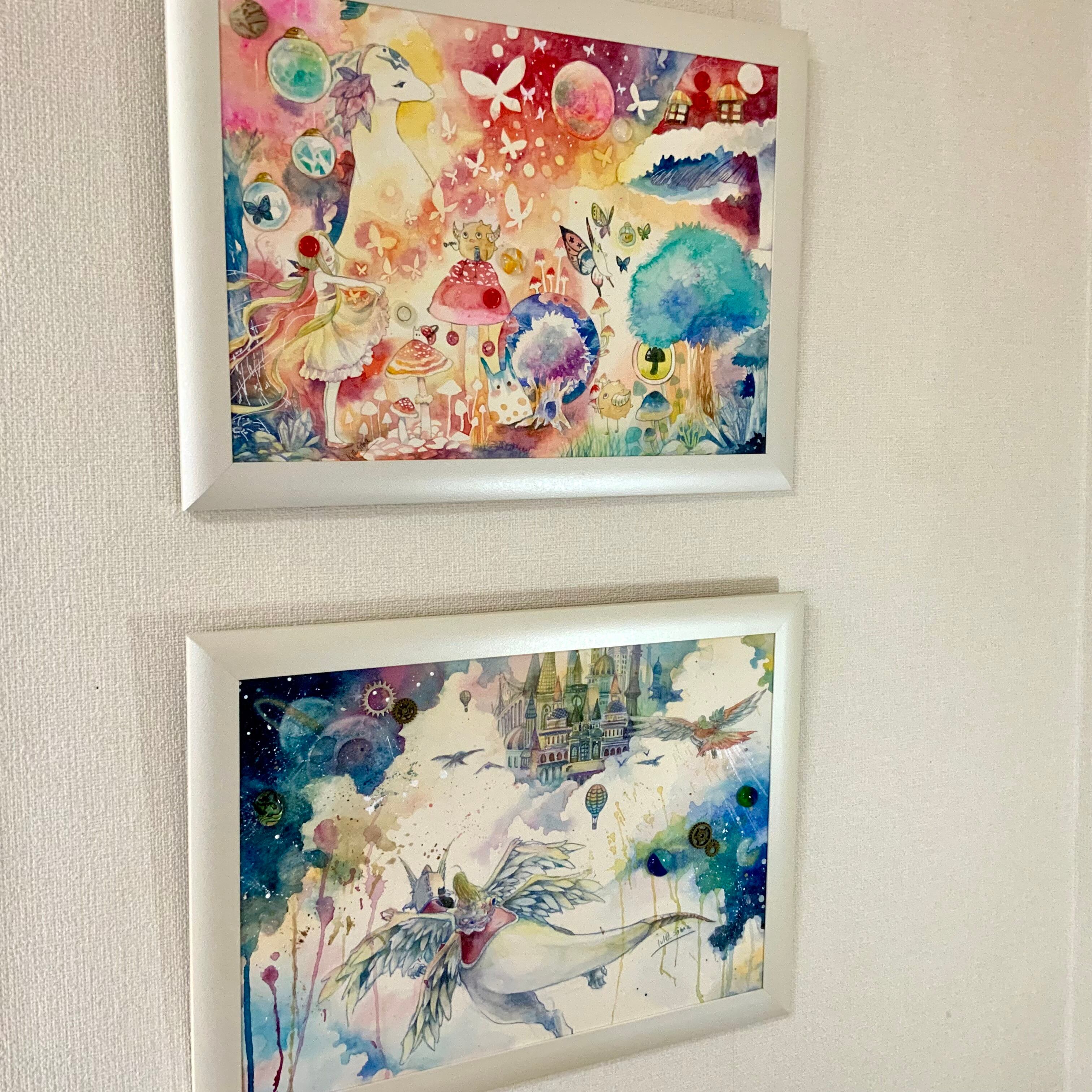 水彩画 ほわほわきのこ森 | Art shop 森羅万象