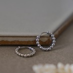 ワンタッチピアス ラウンドボール サージカルステンレス SUS304