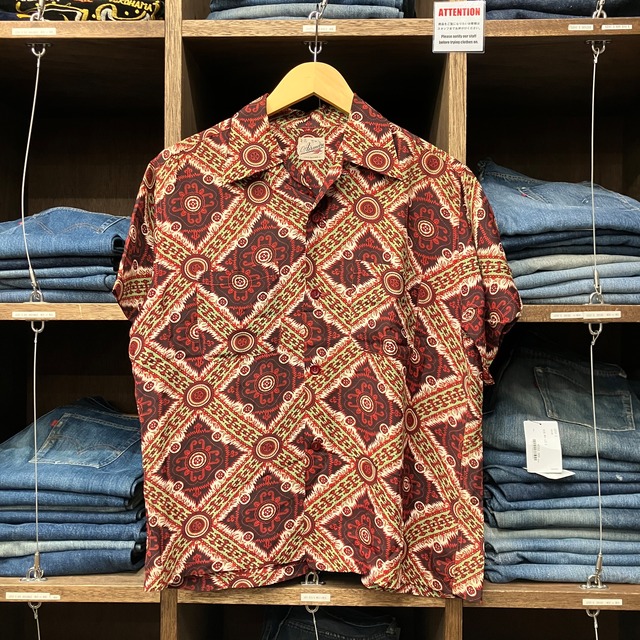 1950'S AIRMAN RAYON PAISLEY SHIRT