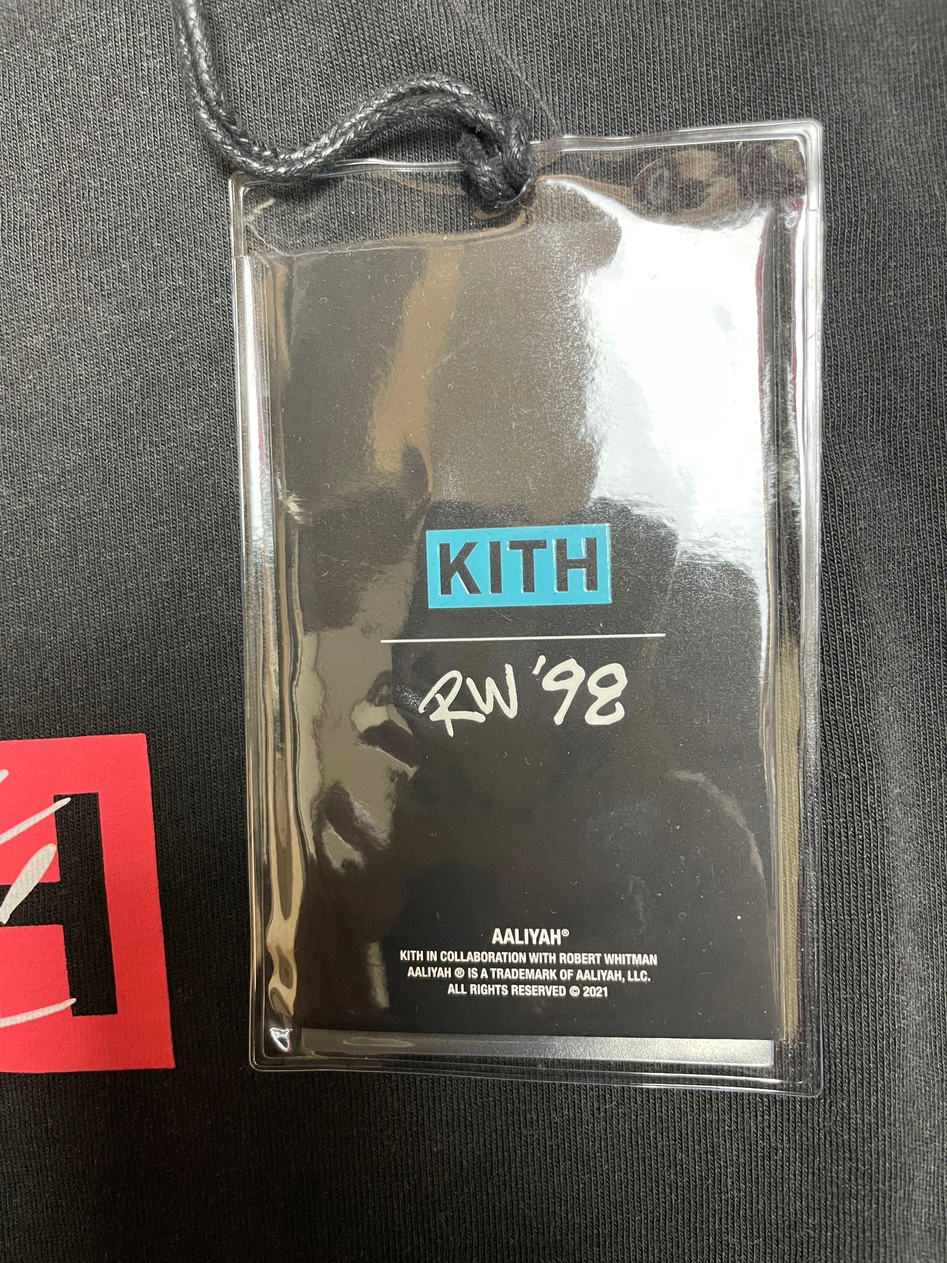 Kith × Rw × Aaliyah Box Logo Vintage Tee | M＆M Select shop
