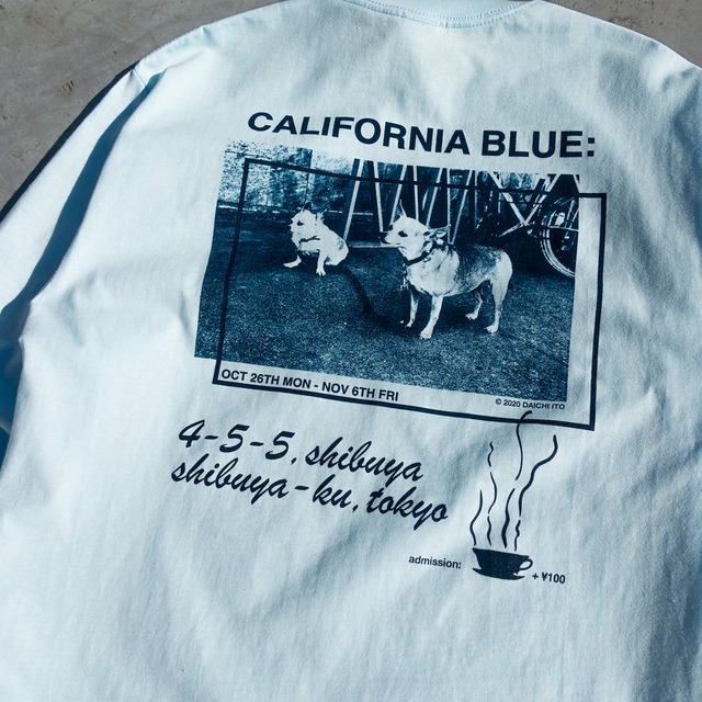 CALIFORNIA BLUE: tee