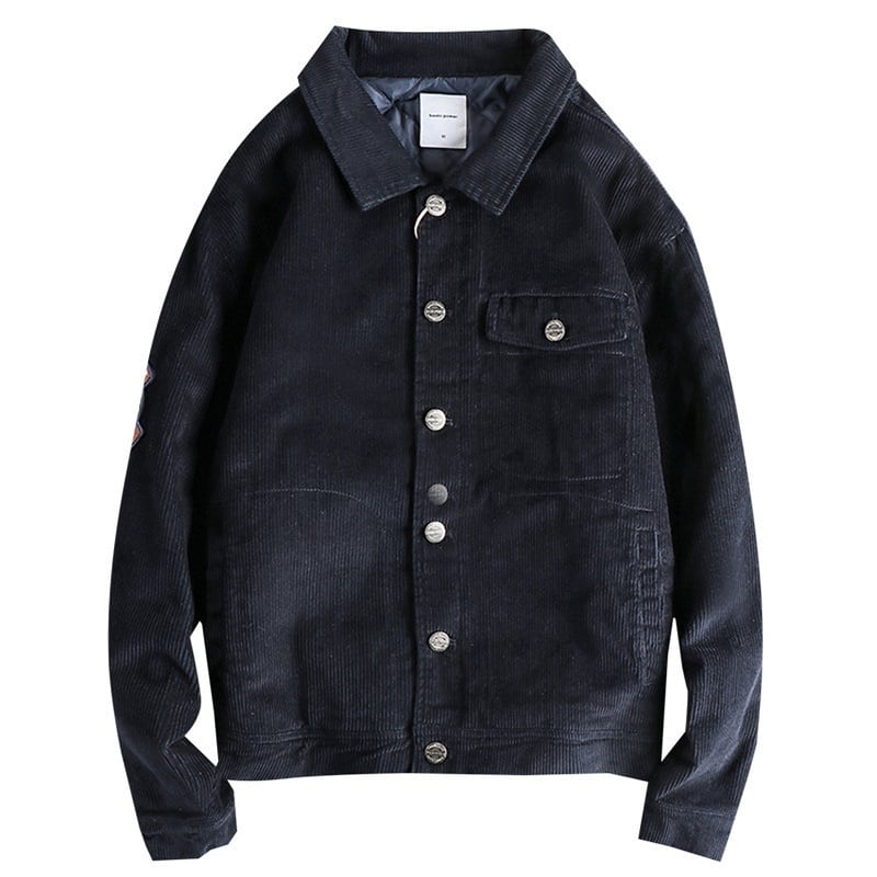 Embroidered corduroy jacket 3077