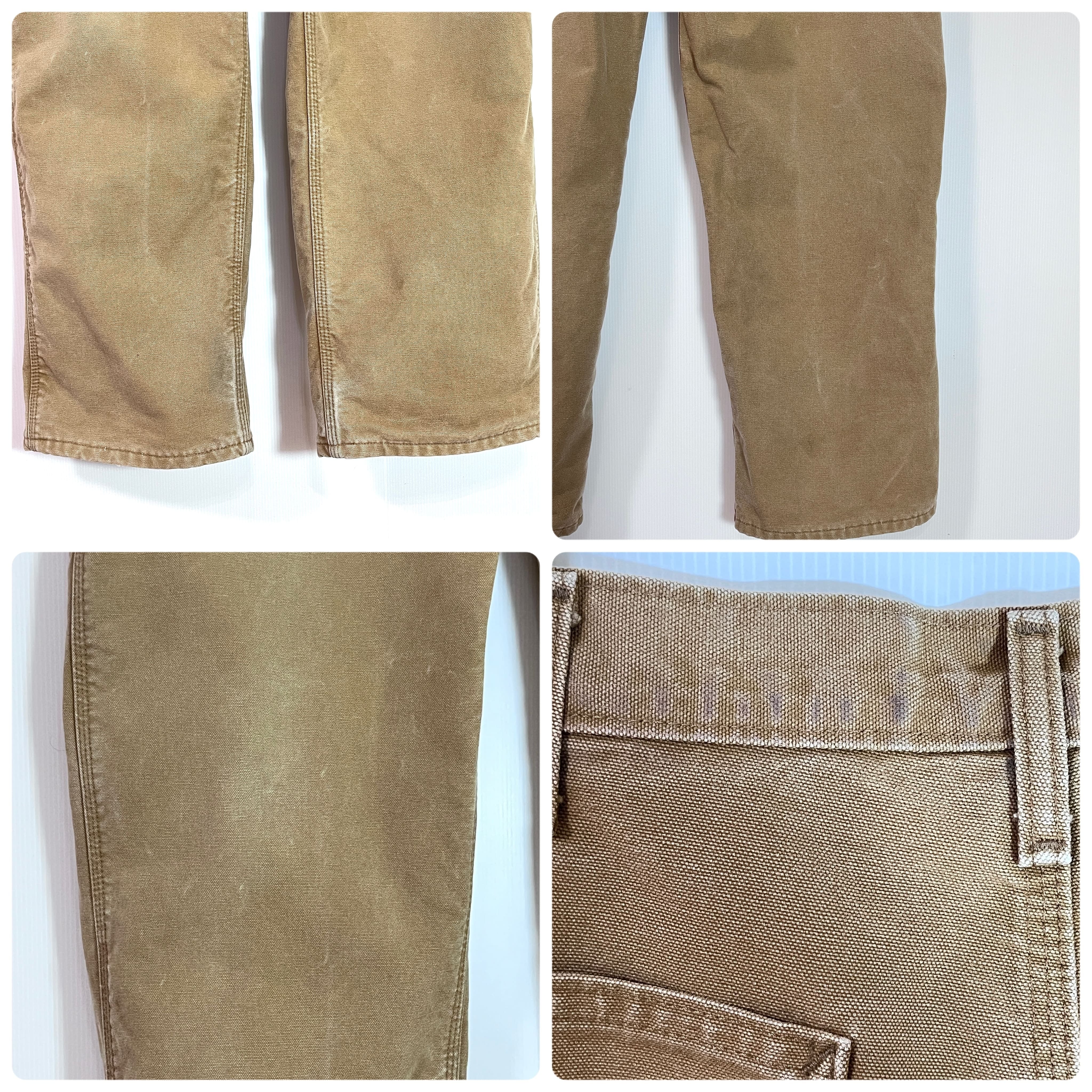 00s Carhartt カーハート W34L30 実寸W35L30.5 B111 BRN ブラウン 茶色