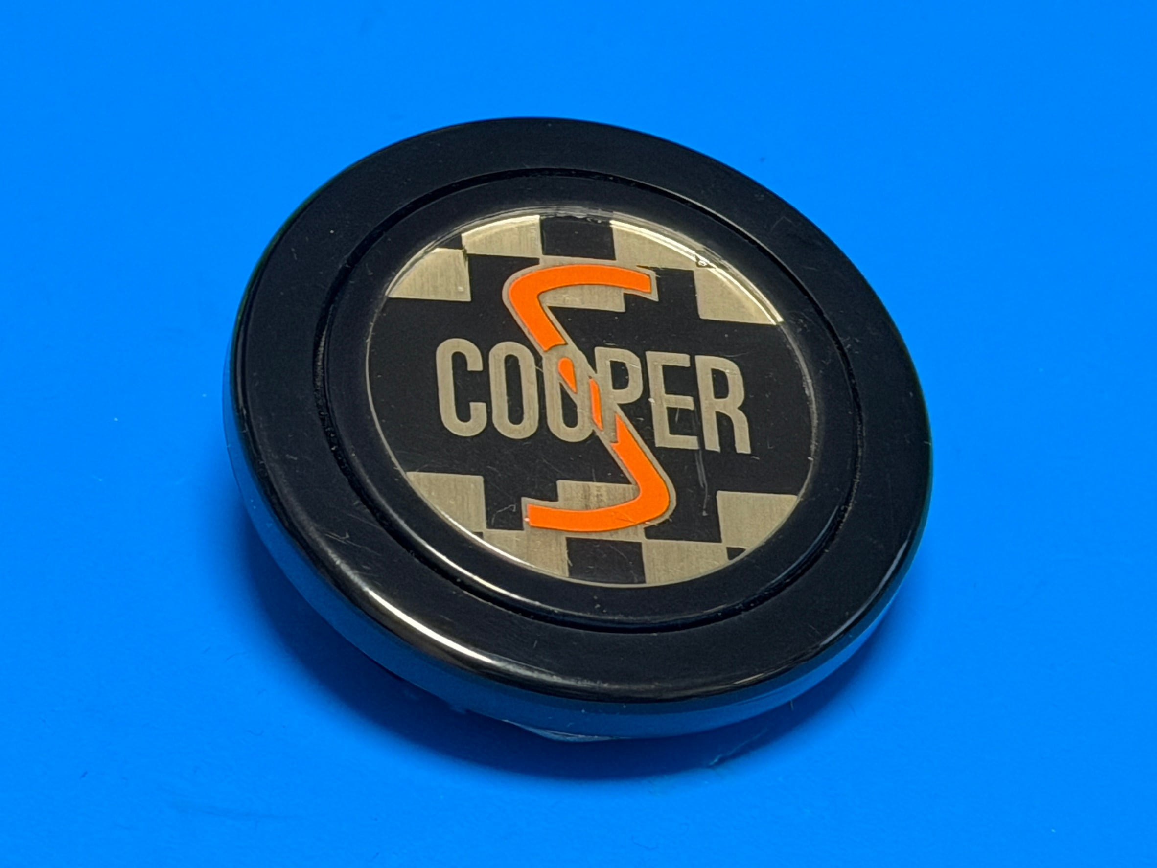 MOMO用 ホーンキャップ COOPER S 当時物 ARCADIA (近日ハンドルとセットにて販売)
