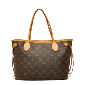 ルイ ヴィトン モノグラム ネヴァーフルPM ハンドバッグ トートバッグ M40155 ブラウン PVC レザー レディース LOUIS VUITTON 【中古】