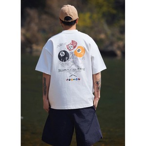 Billiards club back print tee 1413