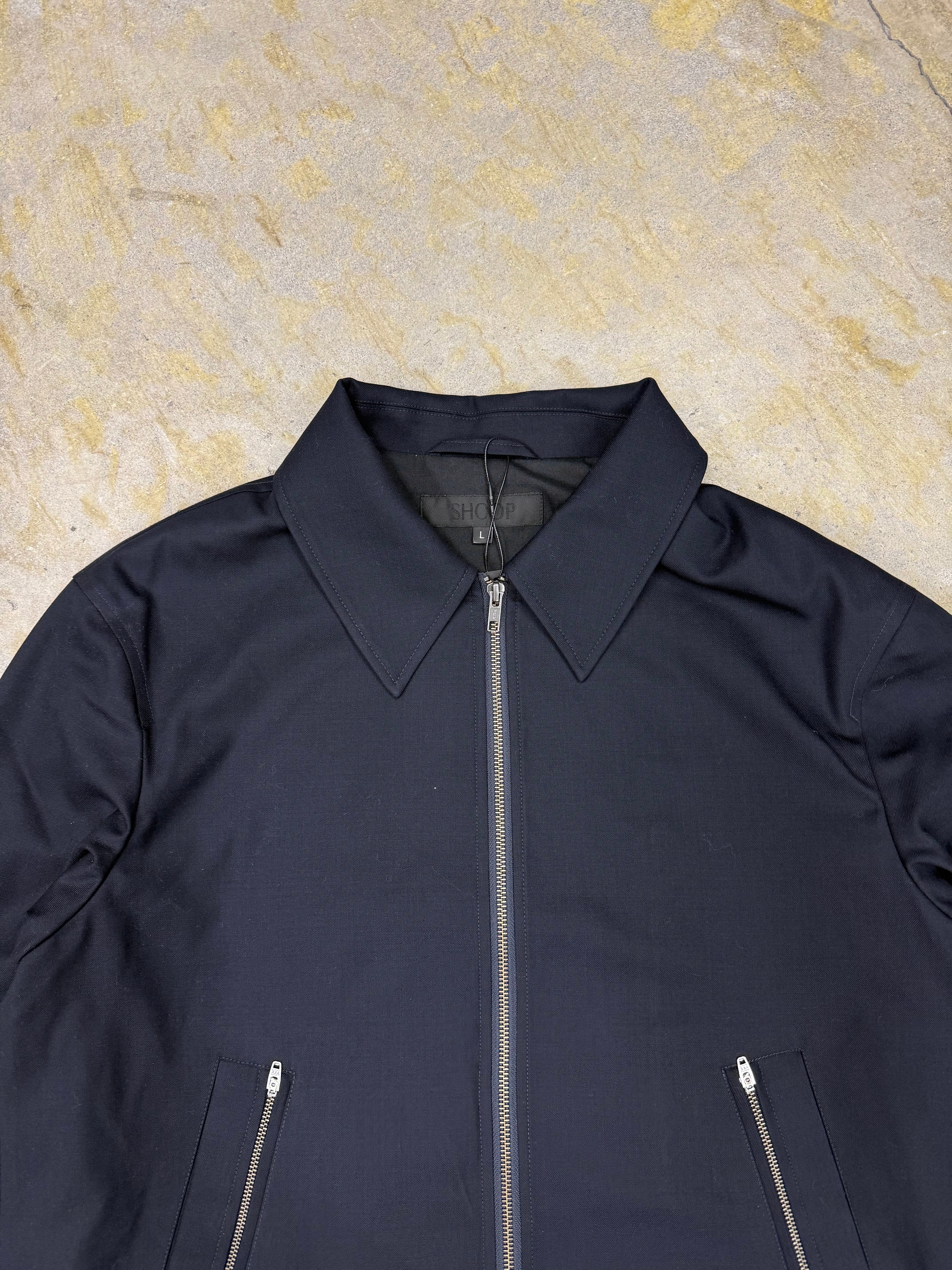 SHOOP | EVERYDAY ZIPPER JACKET | DARK NAVY | HOWDAY