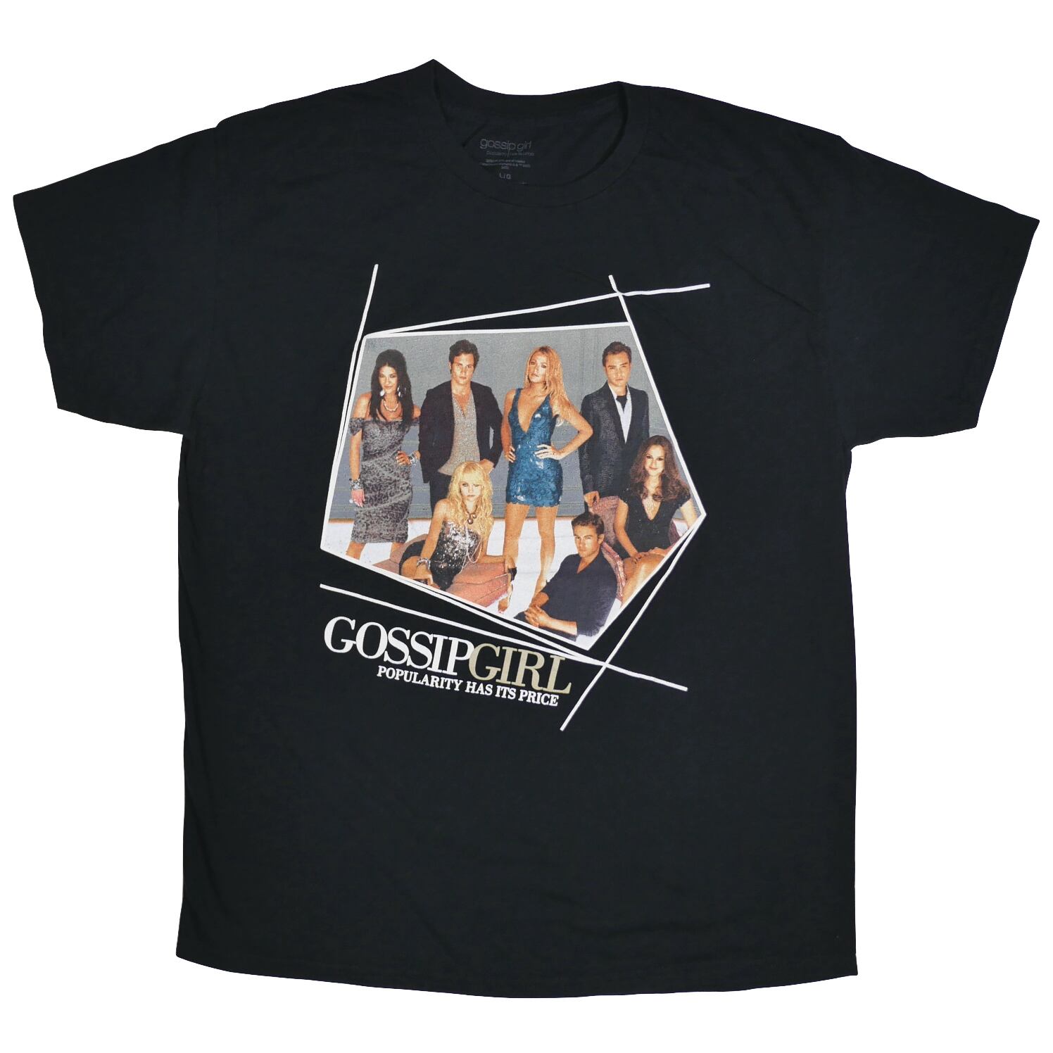 USED【L】TV Drama Gossip Girl POPULARITY HAS ITS PRICE Tee / ©2023