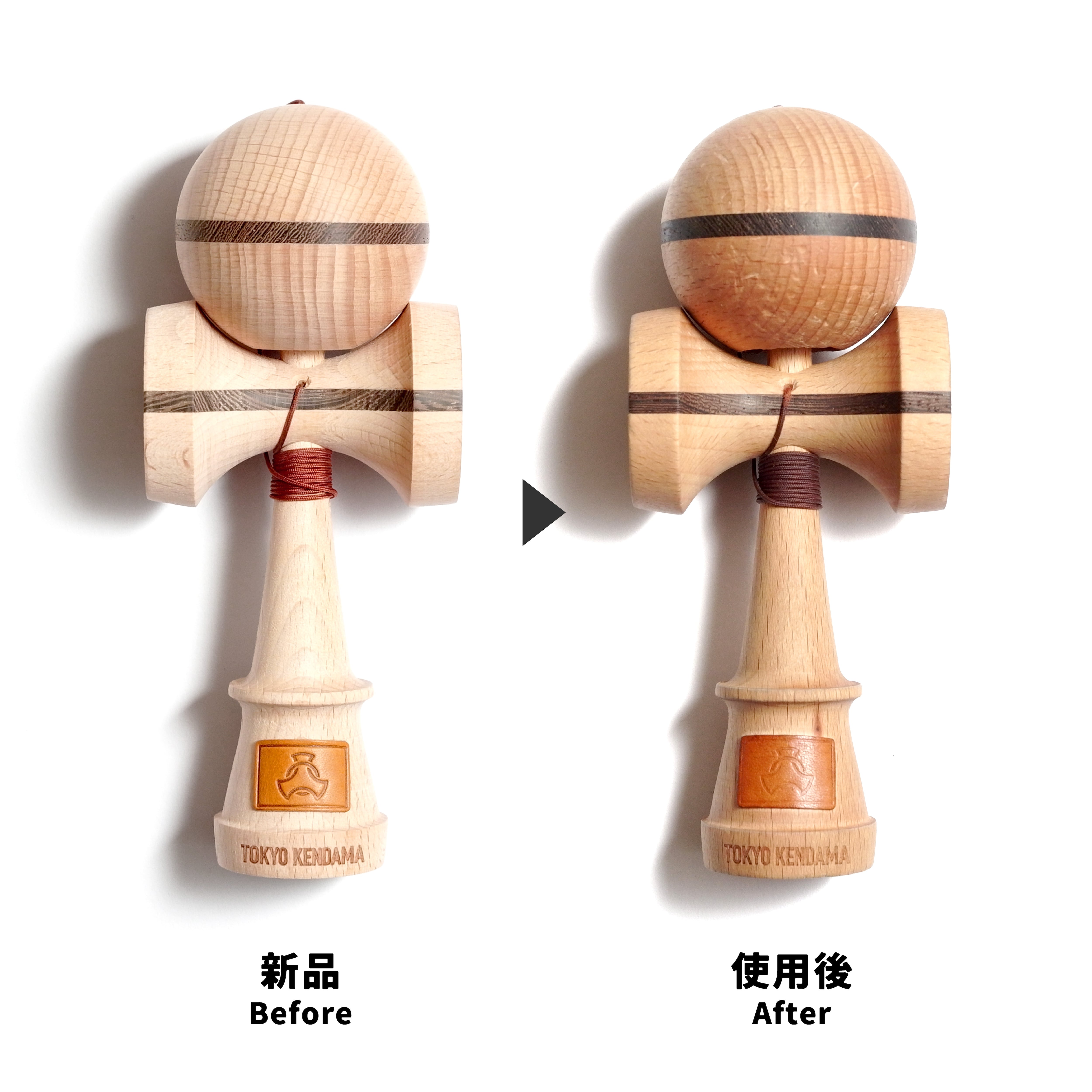 by teo model けん玉　剣のみ TOKYO KENDAMA × FANKEN】 BEECH & WENGE | TOKYO KENDAMA｜育てるけん玉