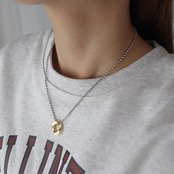 153N  dotチェーンカジュアルネックレス