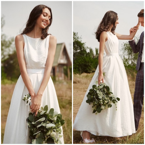 コットン＆リネン♡ウェディングドレス /結婚式