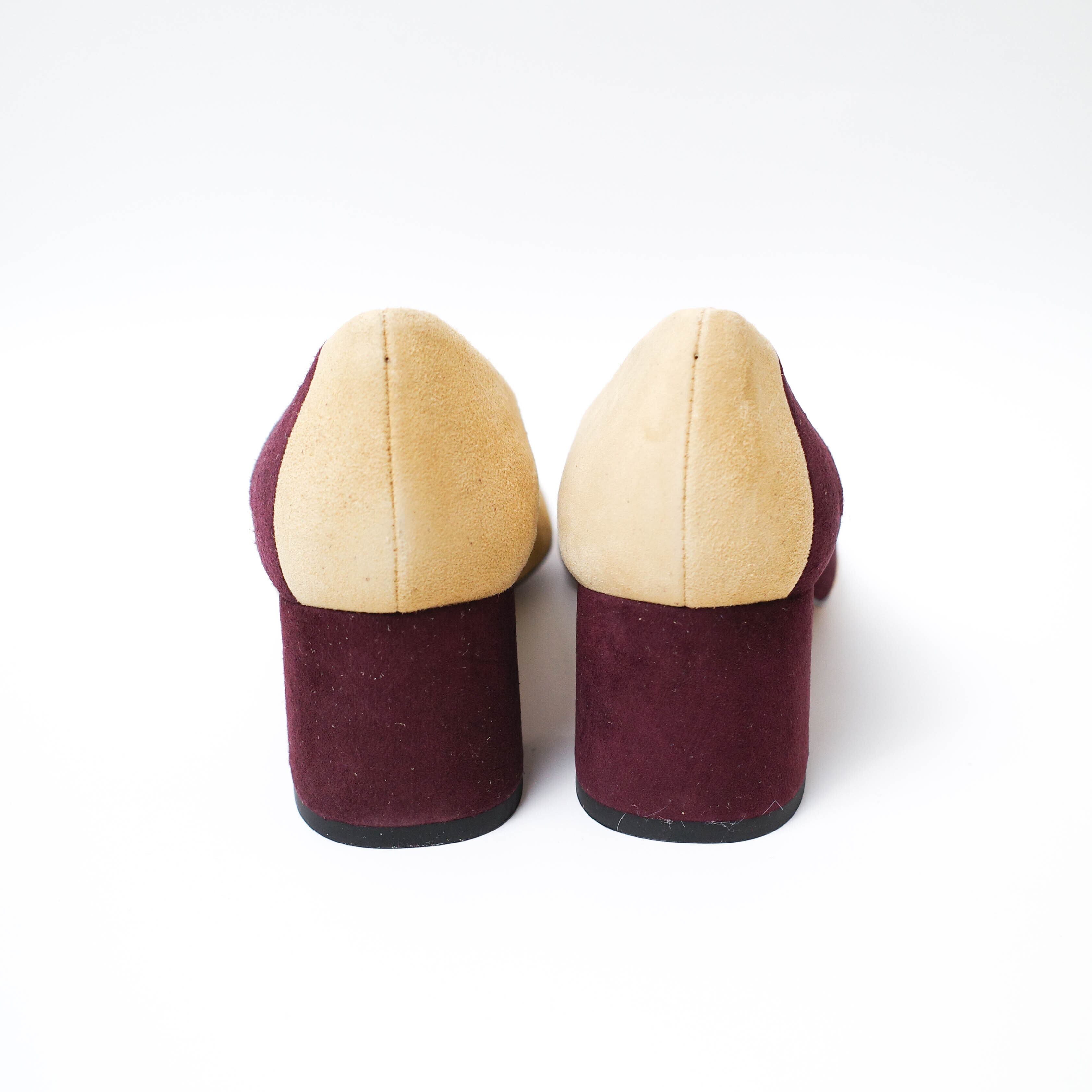 [NEW] STEFANNO BRUNNIS	MULTI COLOR SUEDE PUMPS 53184-2-00517