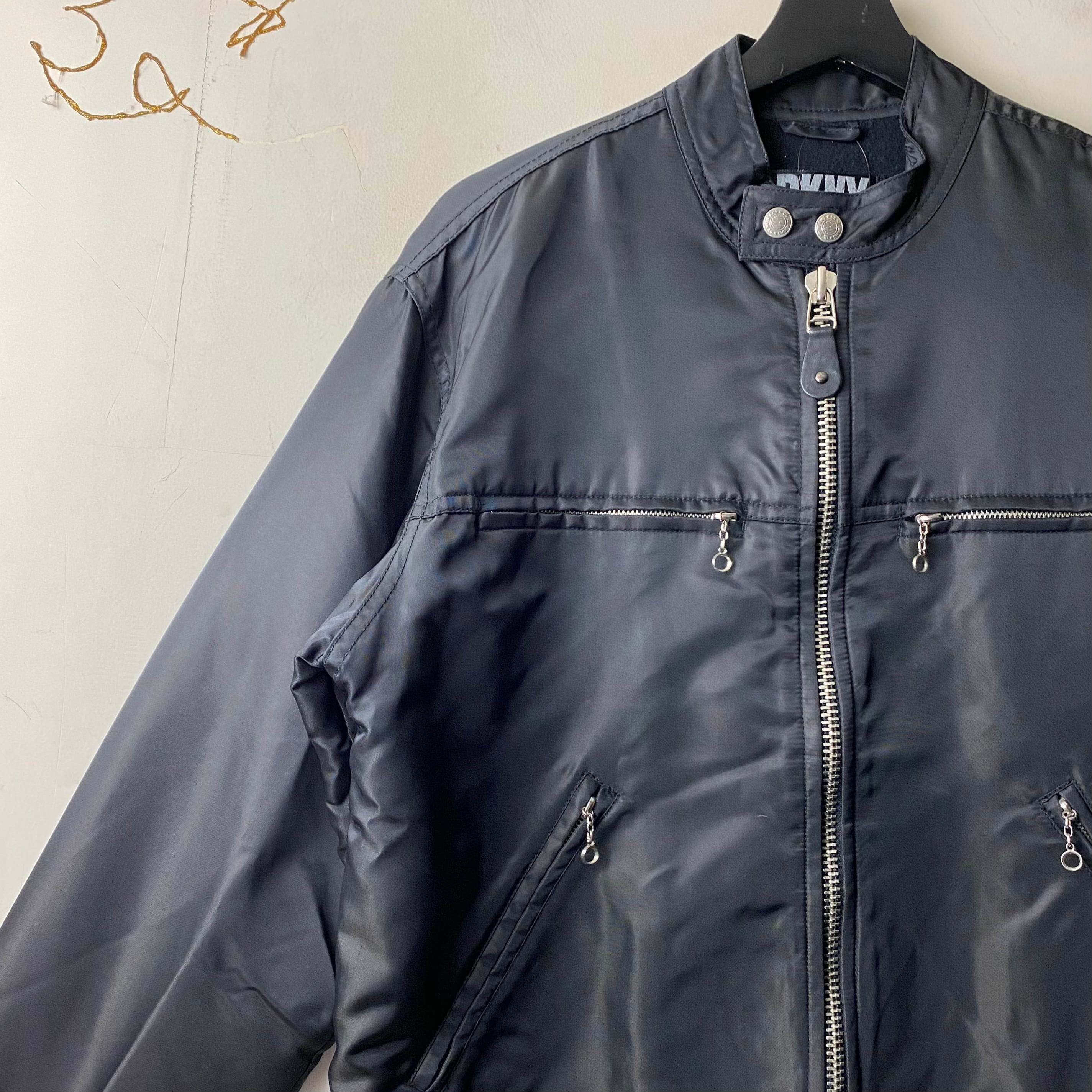 DKNY》革製ライダースジャケット［size4］ （DKNY(ダナキャラン 