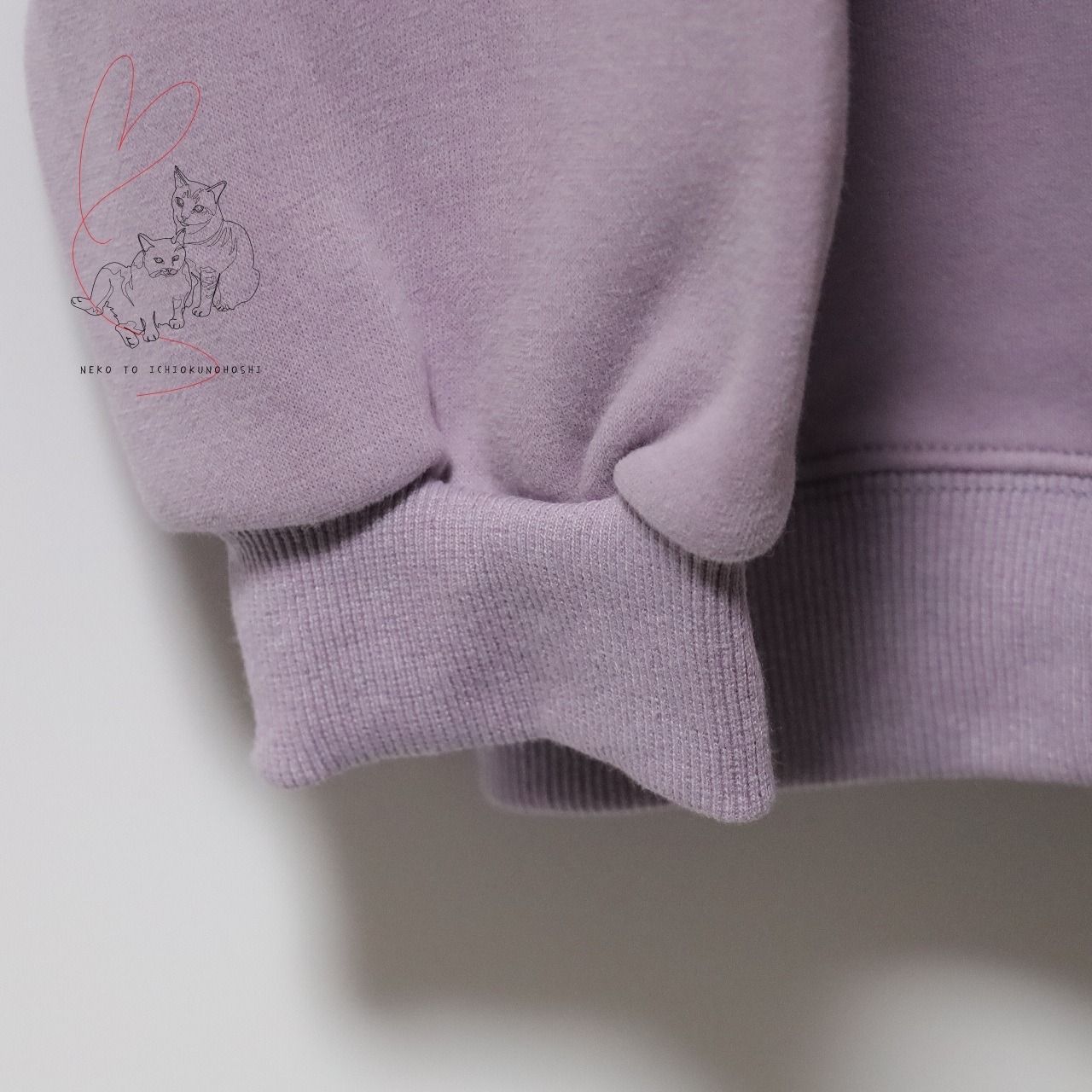 キジトラマニア めっちゃかわいいキジトラさんのプリント プルオーバー トレーナー パープル