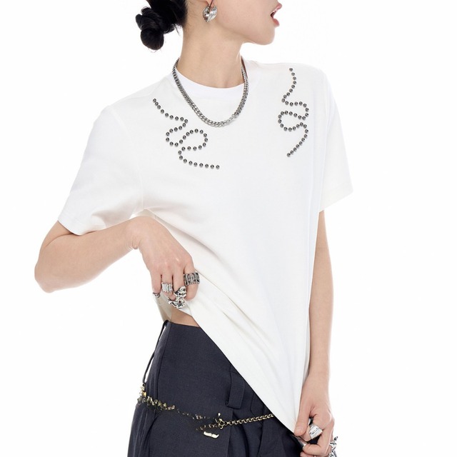 snake stone design short-sleeve tee　スネークストーンデザイン半袖ティー　J1941