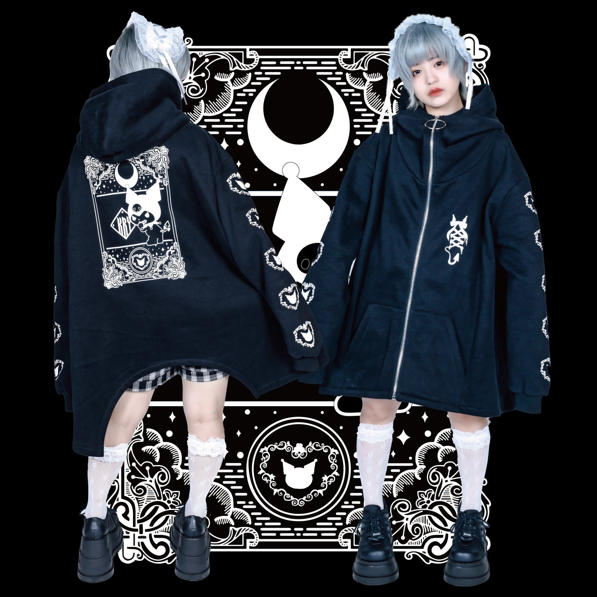 kry clothing　サンリオコラボ　ハローキティパーカー