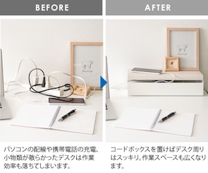 『TEER』 コードボックス CB-700M コード 配線 収納 整理 コンセント収納 コードケース タップボックス パソコン周り テレビ ゲーム機