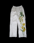 vintage lace pants yellow tulip