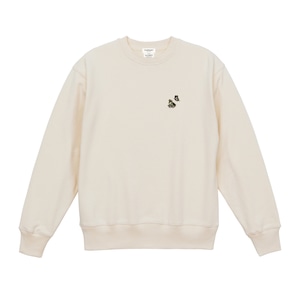 Story Line Embroidery Sweat – Natural