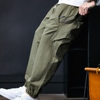 Zip Pocket Tapered Cropped Pants ◇2color H0333