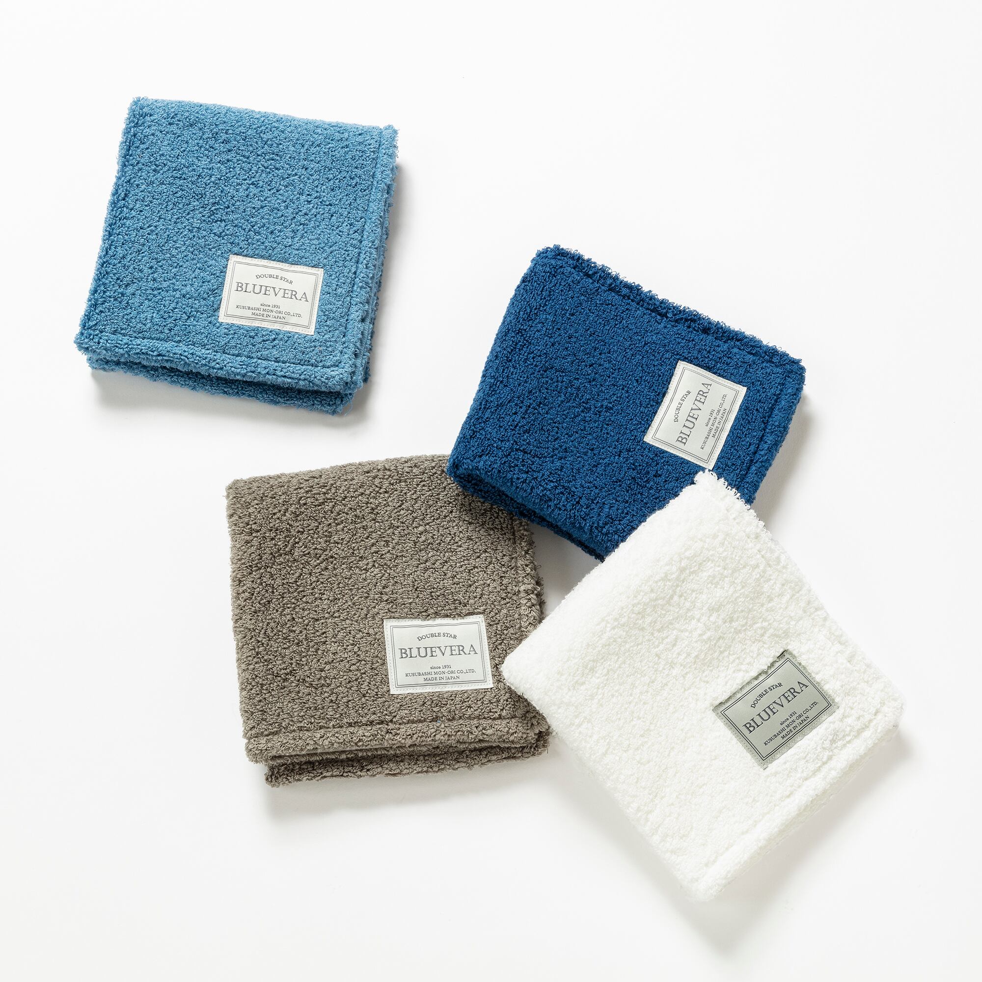 BLUEVERA／ゲストタオル／ブルーグレー 1-04116-51-B | くすばしタオル