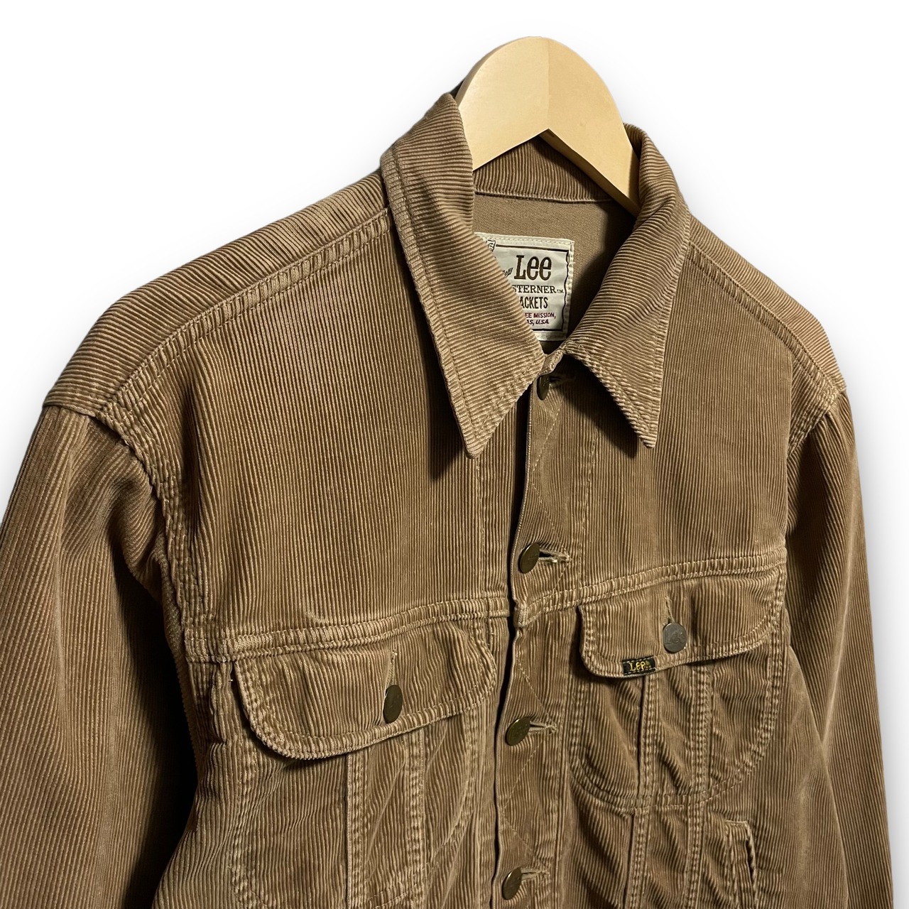 M】【90年代】Lee リー WESTERNER JACKETS コーデュロイトラッカー 