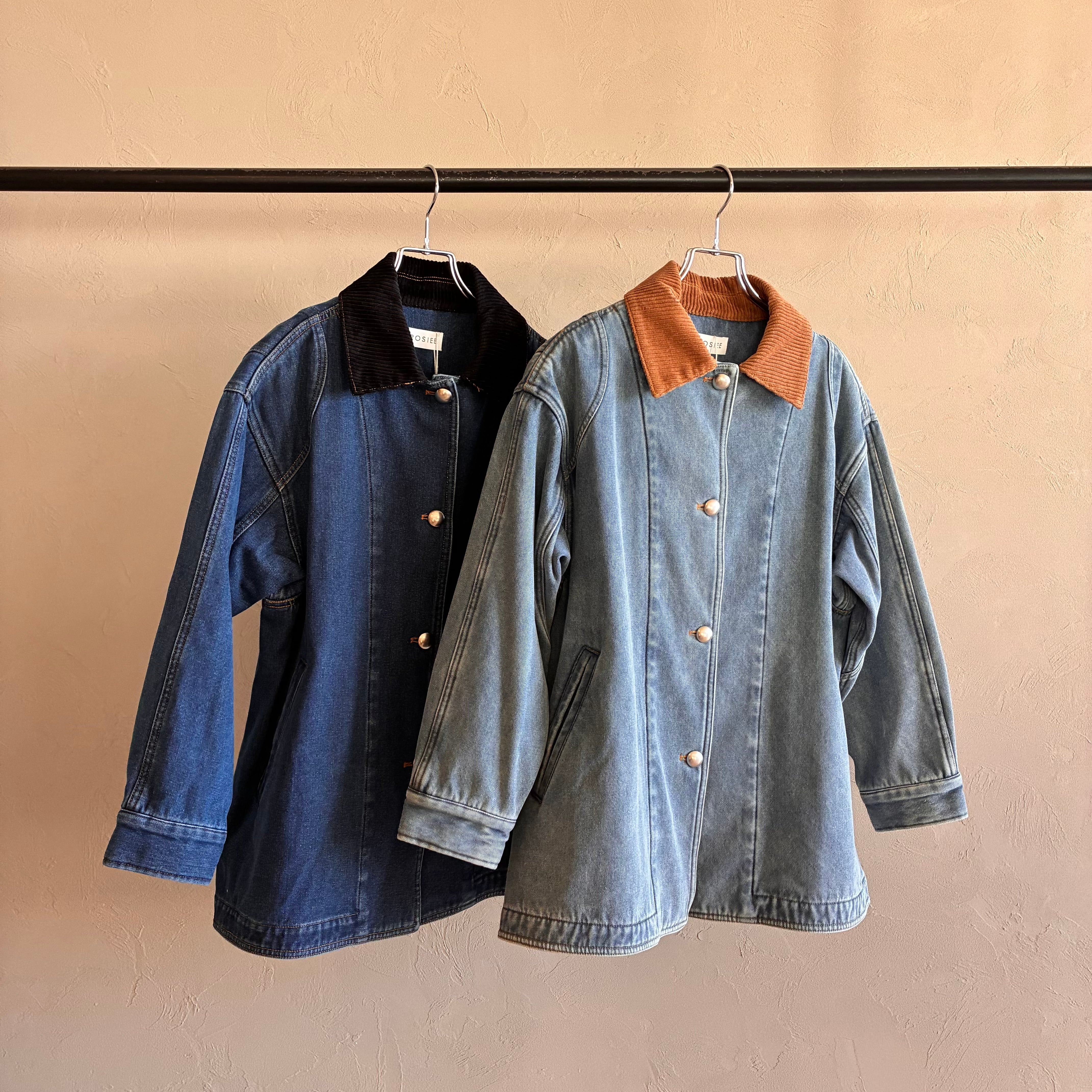 ROSIEE 】裏起毛デニムジャケット | valance 福井｜レディース